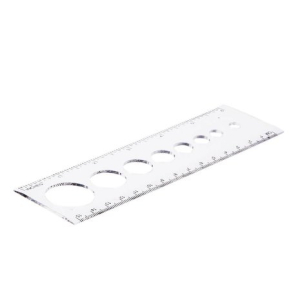 Aurelie Circle Size Ruler 15 cm / 6 inch (AUCR1001)