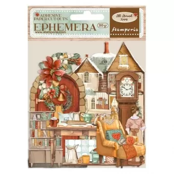 Stamperia All Around Christmas Ephemera (58pcs) (DFLCT26)