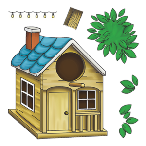 LDRS Creative Birdhouse 4x4 Inch Clear Stamps (LDRS3312)