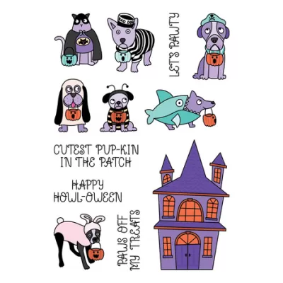 LDRS Creative Trick or Treat 4x6 Inch Clear Stamps (LDRS3338)