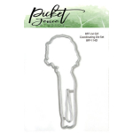 Picket Fence Studios BFF Livi Girl 3x4 Inch Dies (BFF-114D) (745558024466)