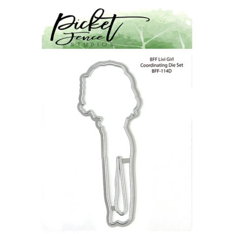 Picket Fence Studios BFF Livi Girl 3x4 Inch Dies (BFF-114D) (745558024466)