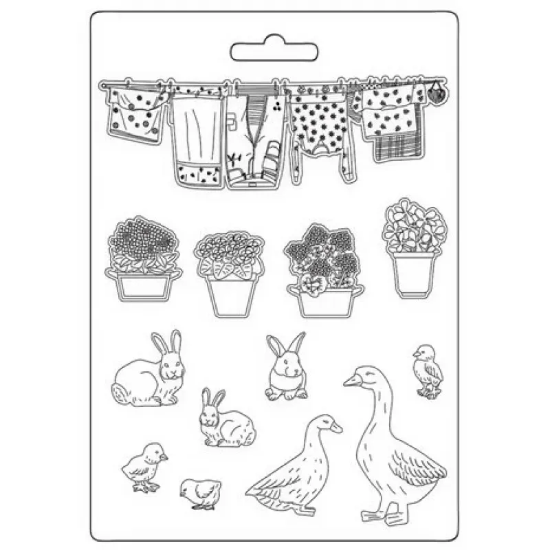 Sunflower Art Soft Mould A5 Farm (K3PTA5651)