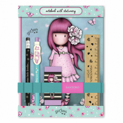 Gorjuss Notebook w/ Stationery Set Cherry Blossom (602GJ10)