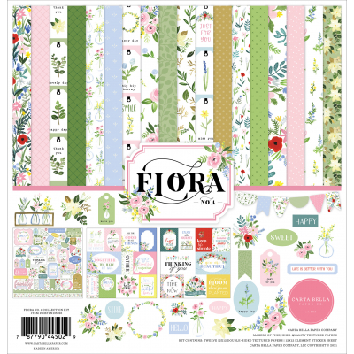 Carta Bella Flora No.4 12x12 Inch Collection Kit (CBFLN135016) (CBFLN135016)