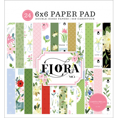 Carta Bella Flora No.4 6x6 Inch Paper Pad (CBFLN135023)
