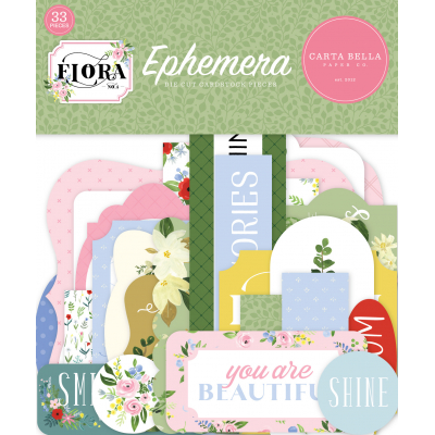 Carta Bella Flora No.4 Ephemera (CBFLN135024)