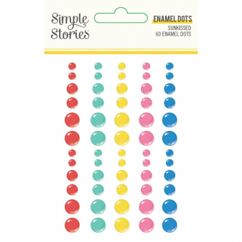 Simple Stories Sunkissed Enamel Dots (15122)