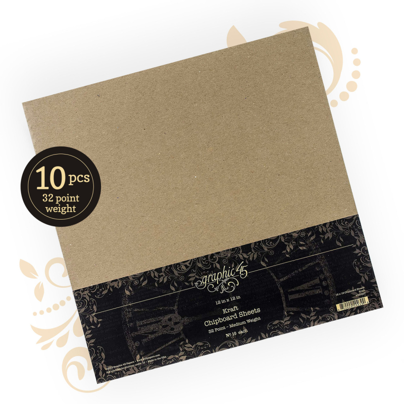 Graphic 45 Kraft 12x12 Chipboard Sheets (4501807)