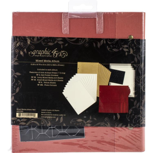 Graphic 45 Staples Mixed Media Album 8x8 inch (4501790)