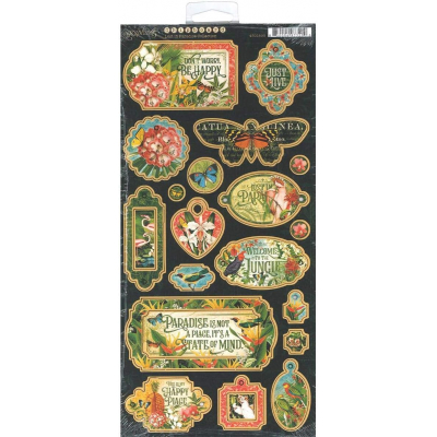 Graphic 45 Lost in Paradise Chipboard (4501895)