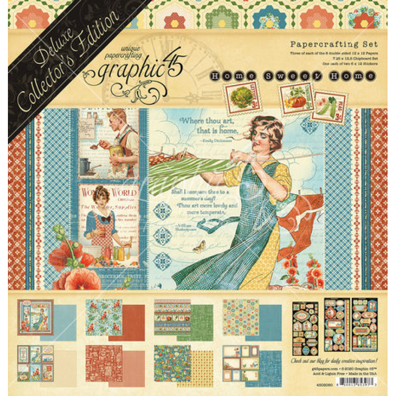 Graphic 45 Home Sweet Home Deluxe Collector's Edition (4502090)