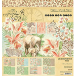 Graphic 45 Wild & Free 8x8 Inch Paper Pad (4502404)
