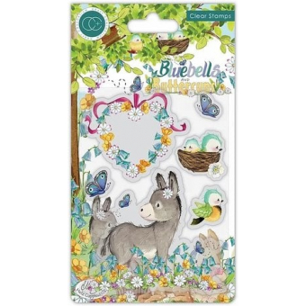 Craft Consortium Bluebells and Buttercups Donkey Clear Stamps (CCSTMP058)