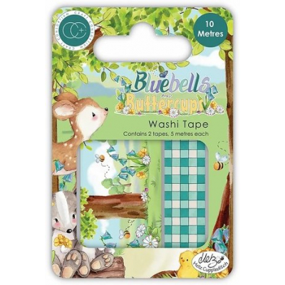 Craft Consortium Bluebells and Buttercups Washi Tape (CCWTPE009)
