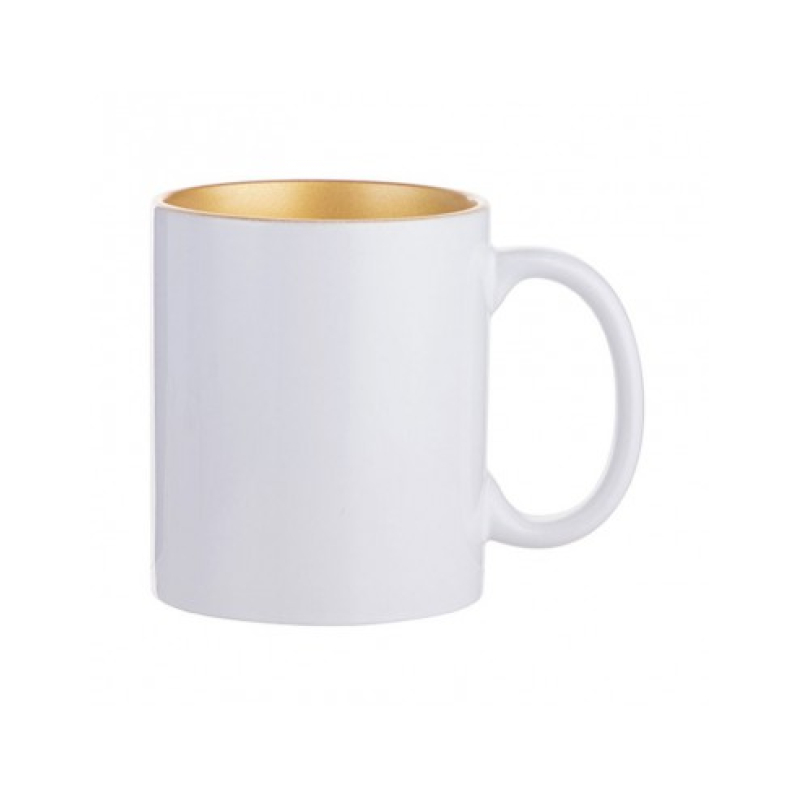 Sublimatie Mok-Mok Keramiek Mat Goud | 11oz | Sublimatie (1984-G)