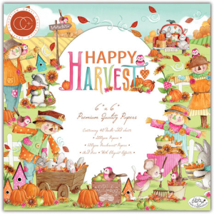 Craft Consortium Happy Harvest 6x6 Inch Paper Pad (CCPPAD039B)