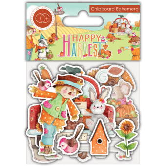 Craft Consortium Happy Harvest Chipboard Ephemera (CCEPH005)