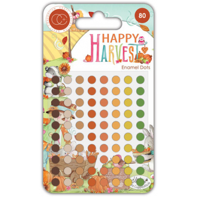 Craft Consortium Happy Harvest Enamel Dots (CCADOT026)