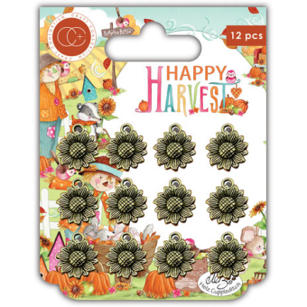 Craft Consortium Happy Harvest Metal Charms (CCMCHRM038)