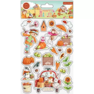 Craft Consortium Happy Harvest Puffy Stickers (CCSTKR005)