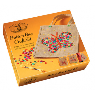House of Crafts Fabric Craft Kit Button Bag (HC570)