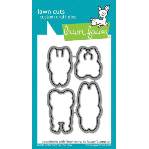 Lawn Fawn Don't Worry, Be Hoppy Dies (LF2233)