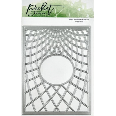 Picket Fence Studios Geo Label 4x6 Inch Cover Plate Dies (PFSD-163)