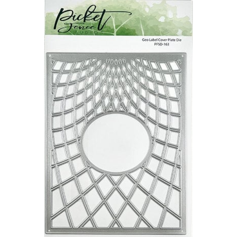 Picket Fence Studios Geo Label 4x6 Inch Cover Plate Dies (PFSD-163) (745558018014)