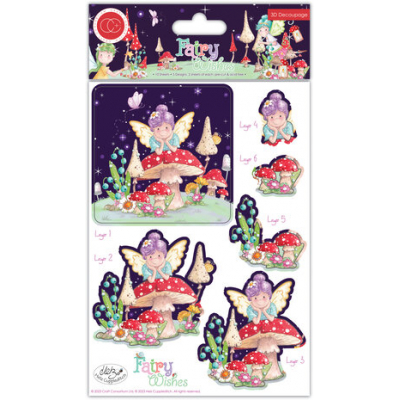 Craft Consortium Fairy Wishes 3D Decoupage Set (CCDPAK013)