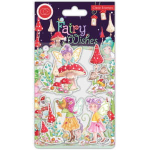 Craft Consortium Fairy Wishes Clear Stamps Flowers (CCSTMP088)