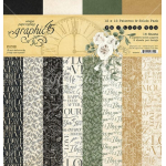 Graphic 45 P.S. I Love You 12x12 Inch Patterns & Solids Pack (4502642)