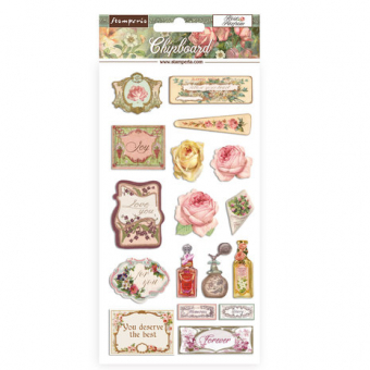 Stamperia Rose Parfum Chipboard 15x30cm (DFLCB66)