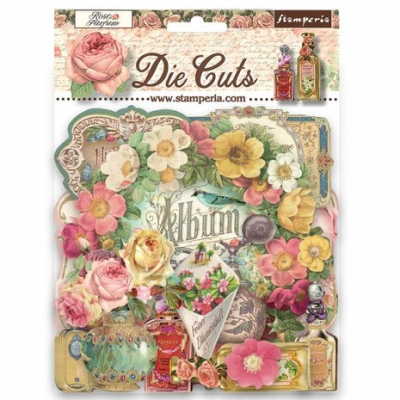 Stamperia Rose Parfum Die Cuts (DFLDC70)