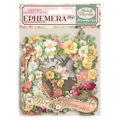 Stamperia Rose Parfum Ephemera Flowers and Garlands (DFLCT09)