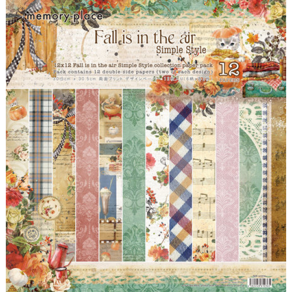 Memory Place Fall Is In The Air Simple Style 12x12 Inch Paper Pack (MP-61036)
