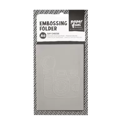 Paperfuel • Embossing sjabloon A6 say cheese (PF106006)