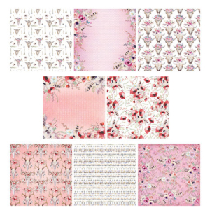 The Paper Tree Boho Bouquets 8x8 Inch Paper Pad (PTC1017)