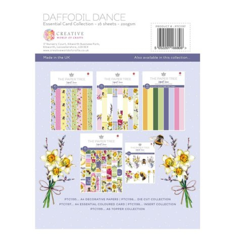 The Paper Tree Daffodil Dance A4 Die Cut Collection (PTC1196)