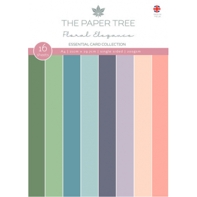 The Paper Tree Floral Elegance A4 Essential Card Collection (PTC1238)