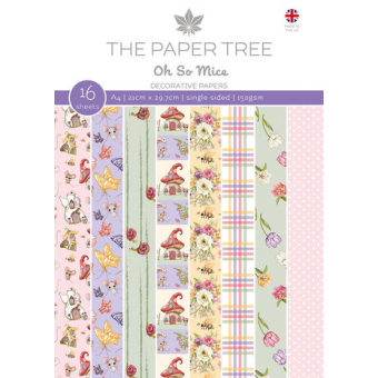 The Paper Tree Oh So Mice A4 Decorative Papers (PTC1200)