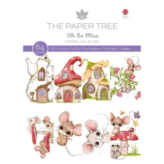 The Paper Tree Oh So Mice A6 Toppers Collection (PTC1204)