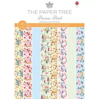 The Paper Tree Precious Petals A4 Decorative Papers (PTC1213)