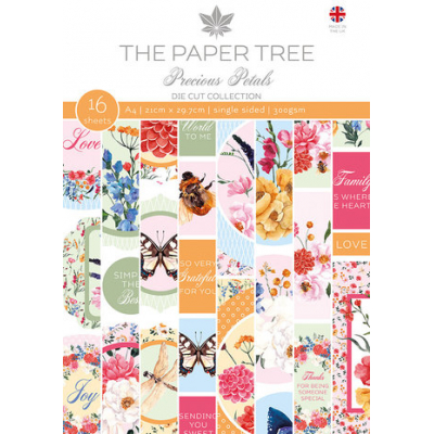 The Paper Tree Precious Petals A4 Die Cut Collection (PTC1214)