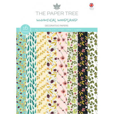 The Paper Tree Whimsical Woodland A4 Decorative Papers (PTC1241)