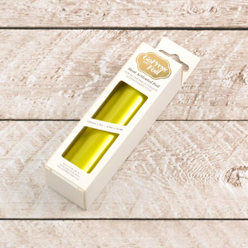 Couture Creations Heat Activated Foil Yellow Matte Finish (CO725354)