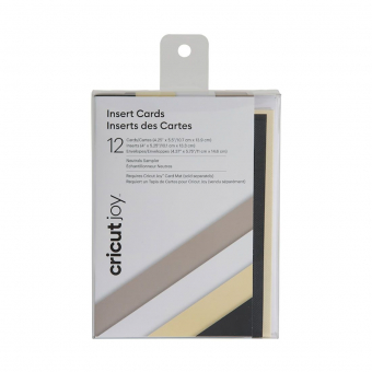 Cricut Joy Insert Cards 12-pack Neutrals (2007253)
