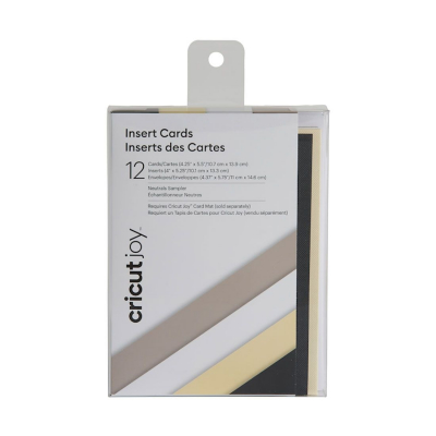 Cricut  Joy Insert Cards 12-pack Neutrals (2007253)