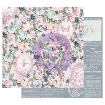 Prima Marketing Poetic Rose 12x12 Inch Sheets Royal Command 1 vel (849054)