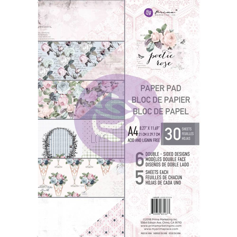 Prima Marketing Poetic Paper A4 Paper Pad (631673)